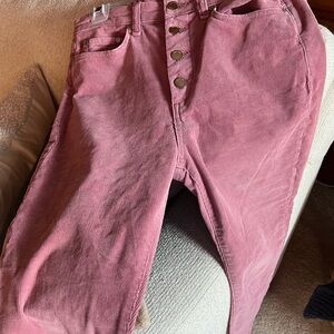 Rag and bone high rise skinny ankle cord